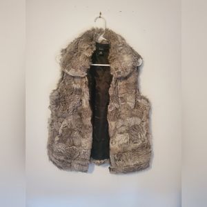 fur vest
